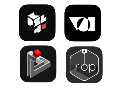 【英文版】rop抽象线条+hocus迷失魔方+VOI - puzzle game+puzzlement困惑【 益智解谜】