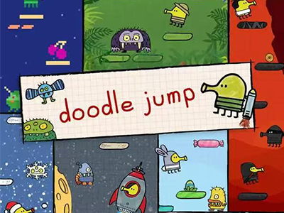 【英文版】涂鸦跳跃Doodle Jump【休闲益智】